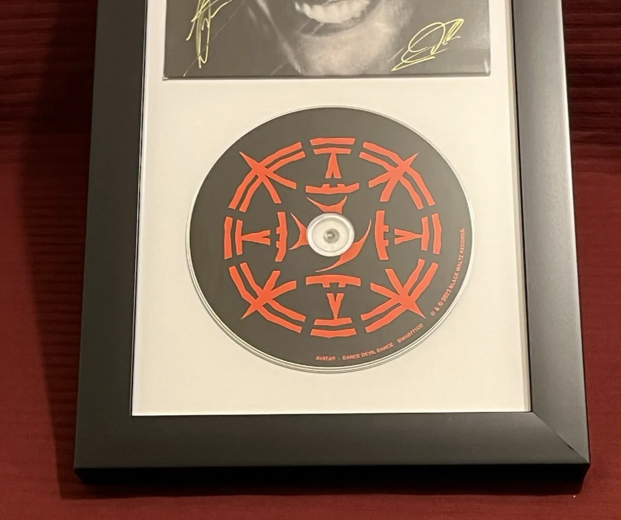 AVATAR BAND SIGNED & FRAMED DANCE DEVIL DANCE CD DISPLAY AUTOGRAPH COA, image 4