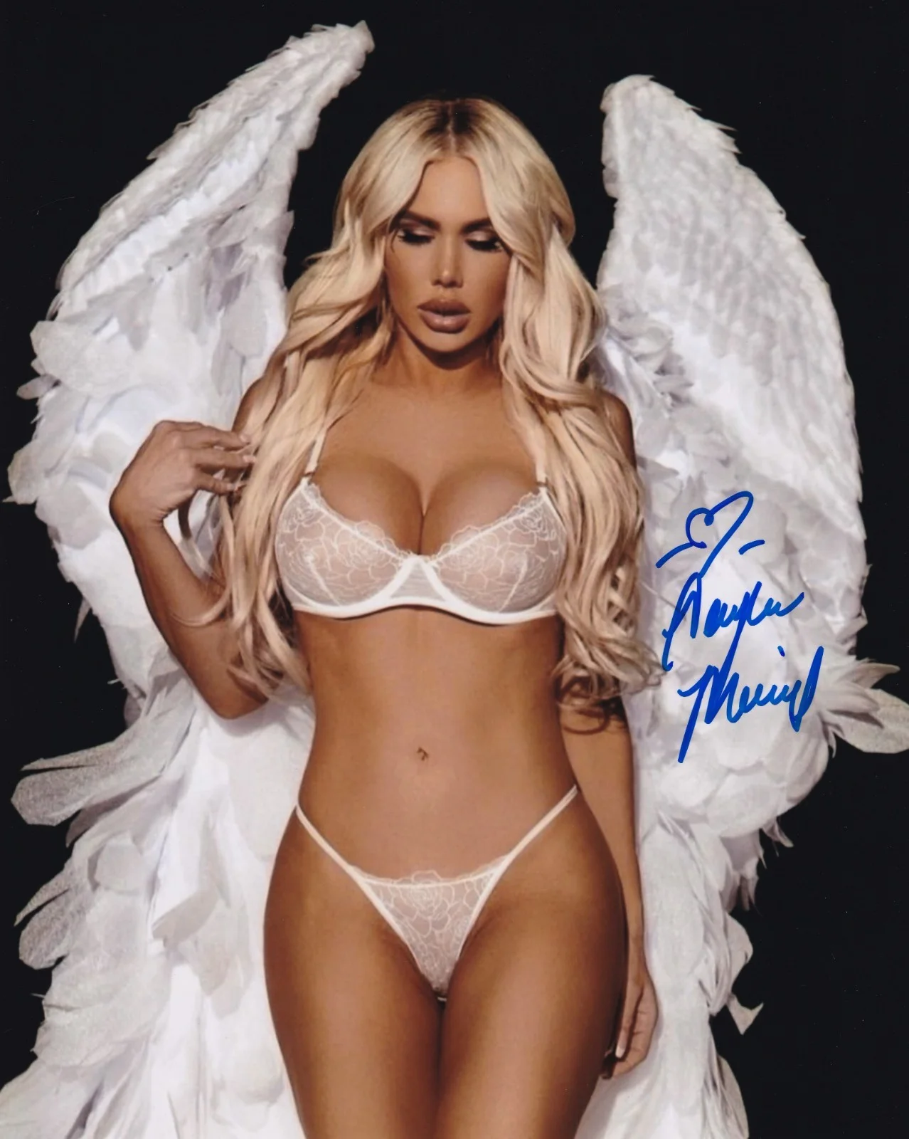Tayler Mercier — Tayler Mercier Signed 8x10 Photo Playboy Playmate & Magazine Cover Model Auto 61