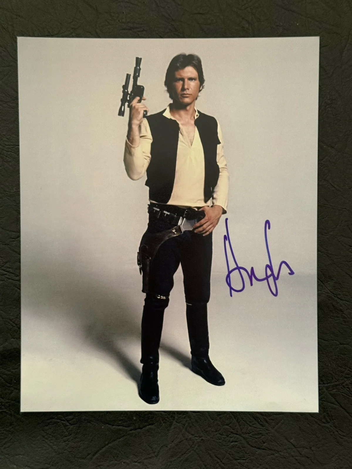 Harrison Ford — Harrison Ford Autograph 8x10 w/ Lifetime Certificate Of Authenticity Han Solo