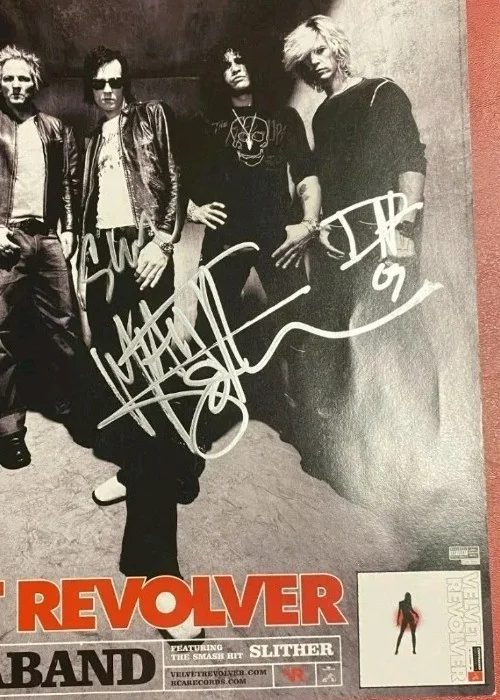 Scott Weiland signed Velvet Revolver 12x12 Poster Autograph STP ACOA LOA, изображение 5