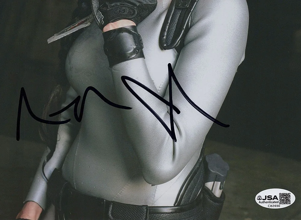ANGELINA JOLIE — Angelina Jolie signed "LARA CROFT: TOMB RAIDER" 8x10 Photo PROOF d Sexy JSA COA, изображение 3