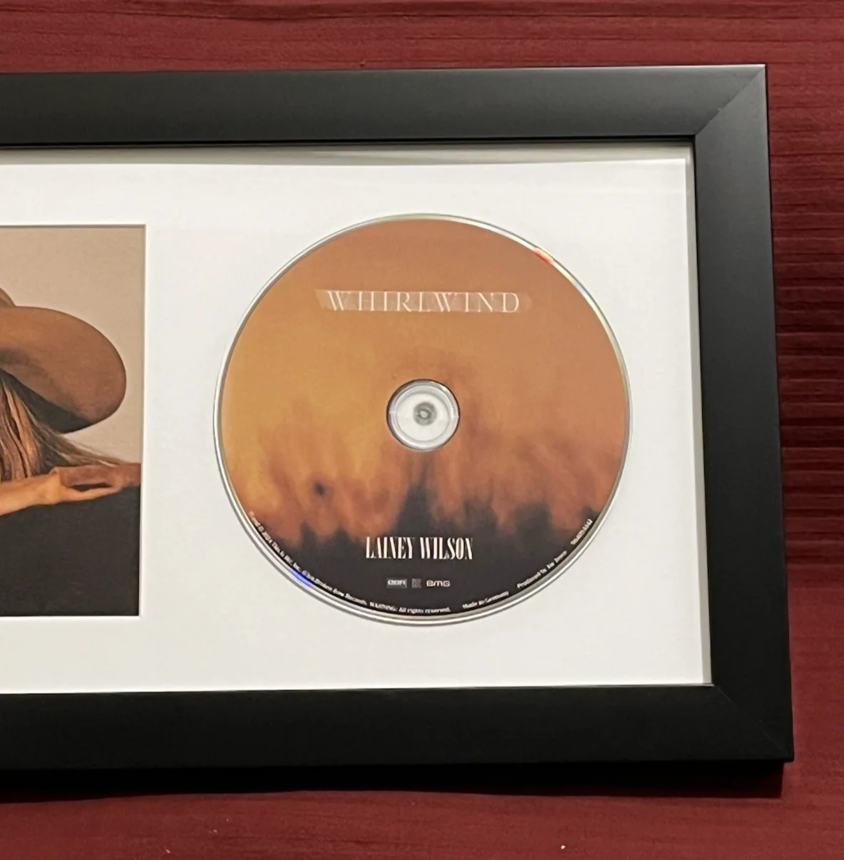 LAINEY WILSON SIGNED & FRAMED WHIRLWIND CD DISPLAY AUTOGRAPH COA A, image 5