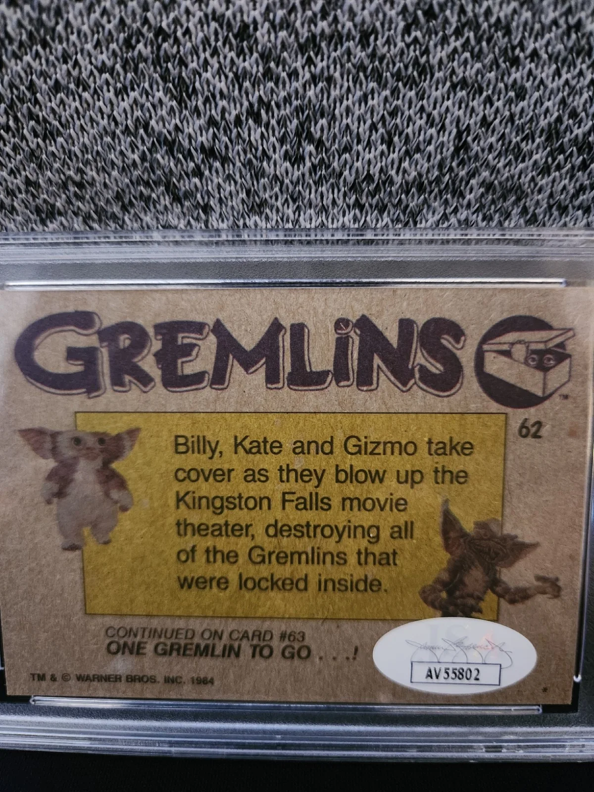Howie Mandel — Sealed Gremlins 1984 Topps Signed by Howie Mandel JSA 7bap, image 4