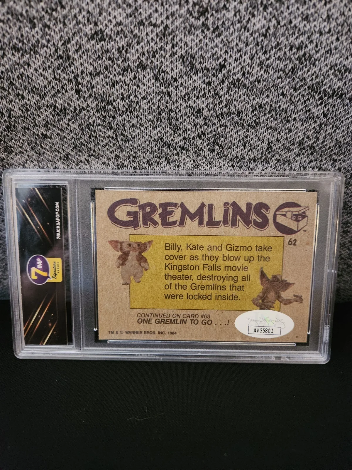 Howie Mandel — Sealed Gremlins 1984 Topps Signed by Howie Mandel JSA 7bap, image 5