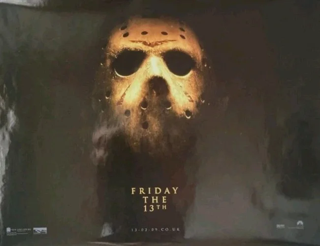 Friday The13th-Original Uk Quad Cinema Poster - 30" X 40" – 2009 D/S EX Rolled, изображение 2