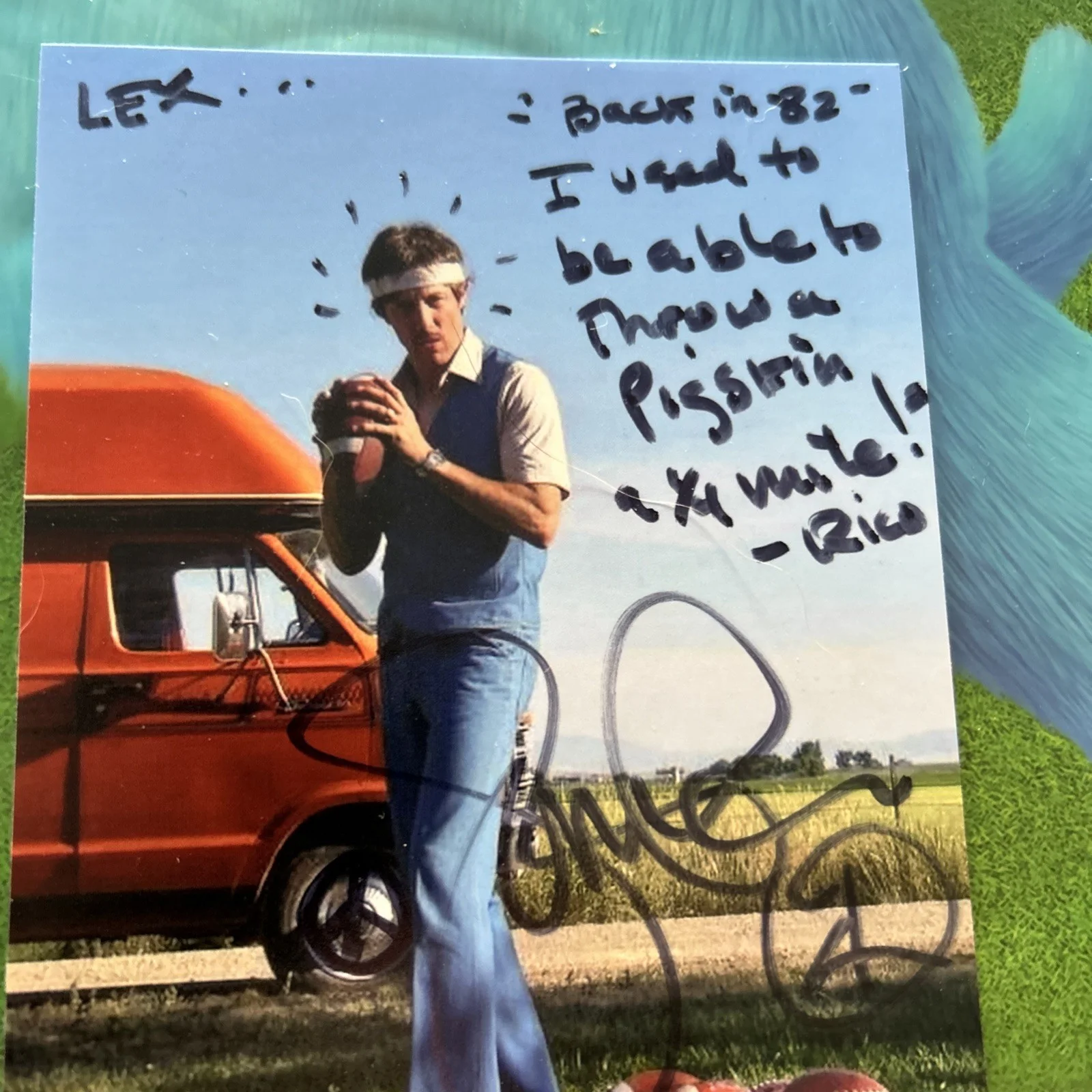Jon Gries — JON GRIES Autographed Inscribed 4x6 Photo Uncle Rico Napoleon Dynamite, image 3