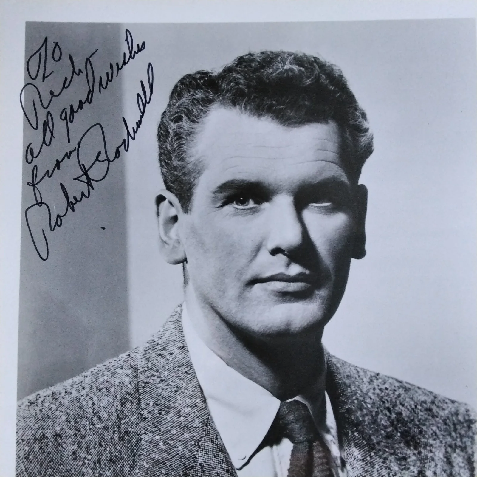 Robert Rockwell SIGNED Photo 50s Movie TV Actor Our Miss Brooks War of World, изображение 3