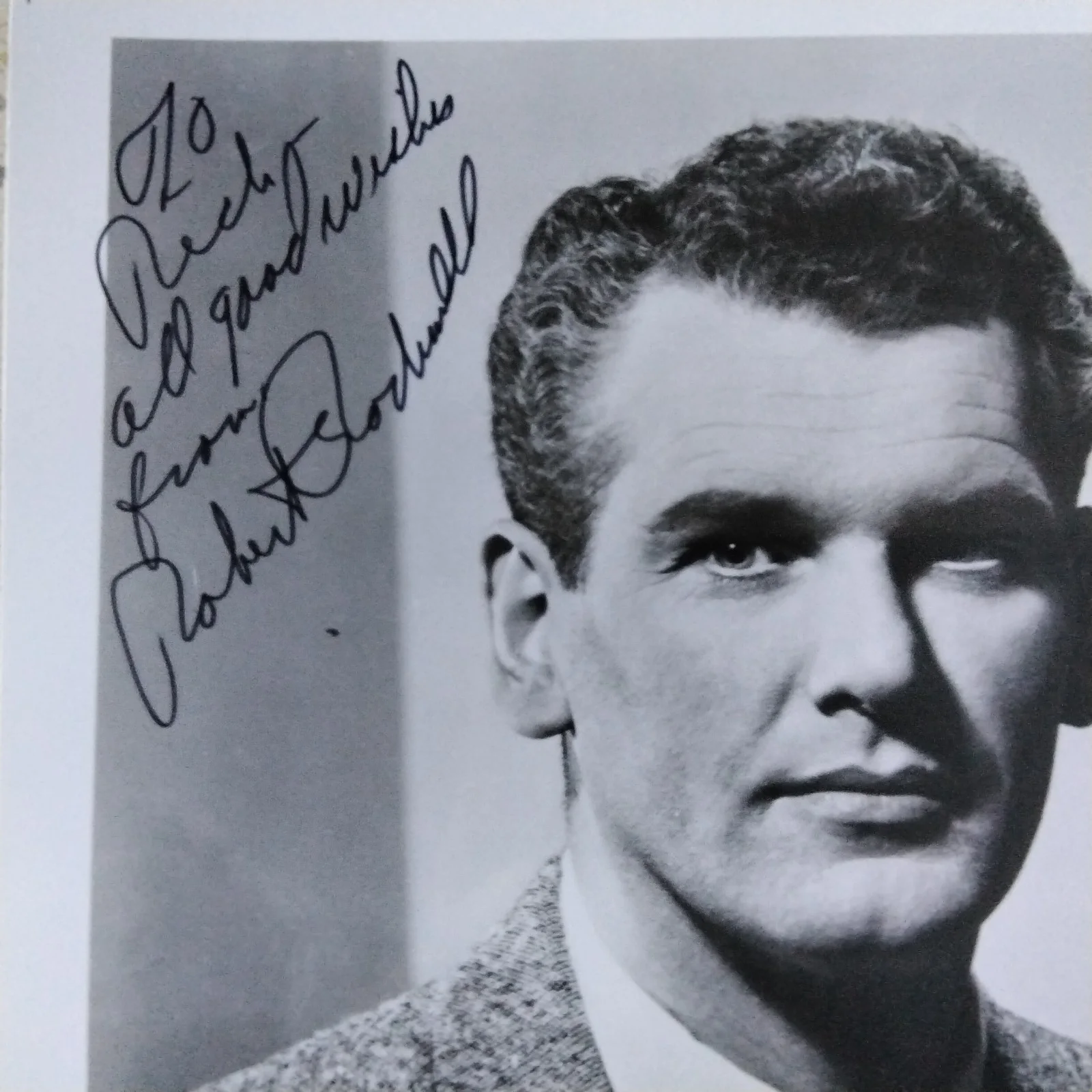Robert Rockwell SIGNED Photo 50s Movie TV Actor Our Miss Brooks War of World, изображение 4