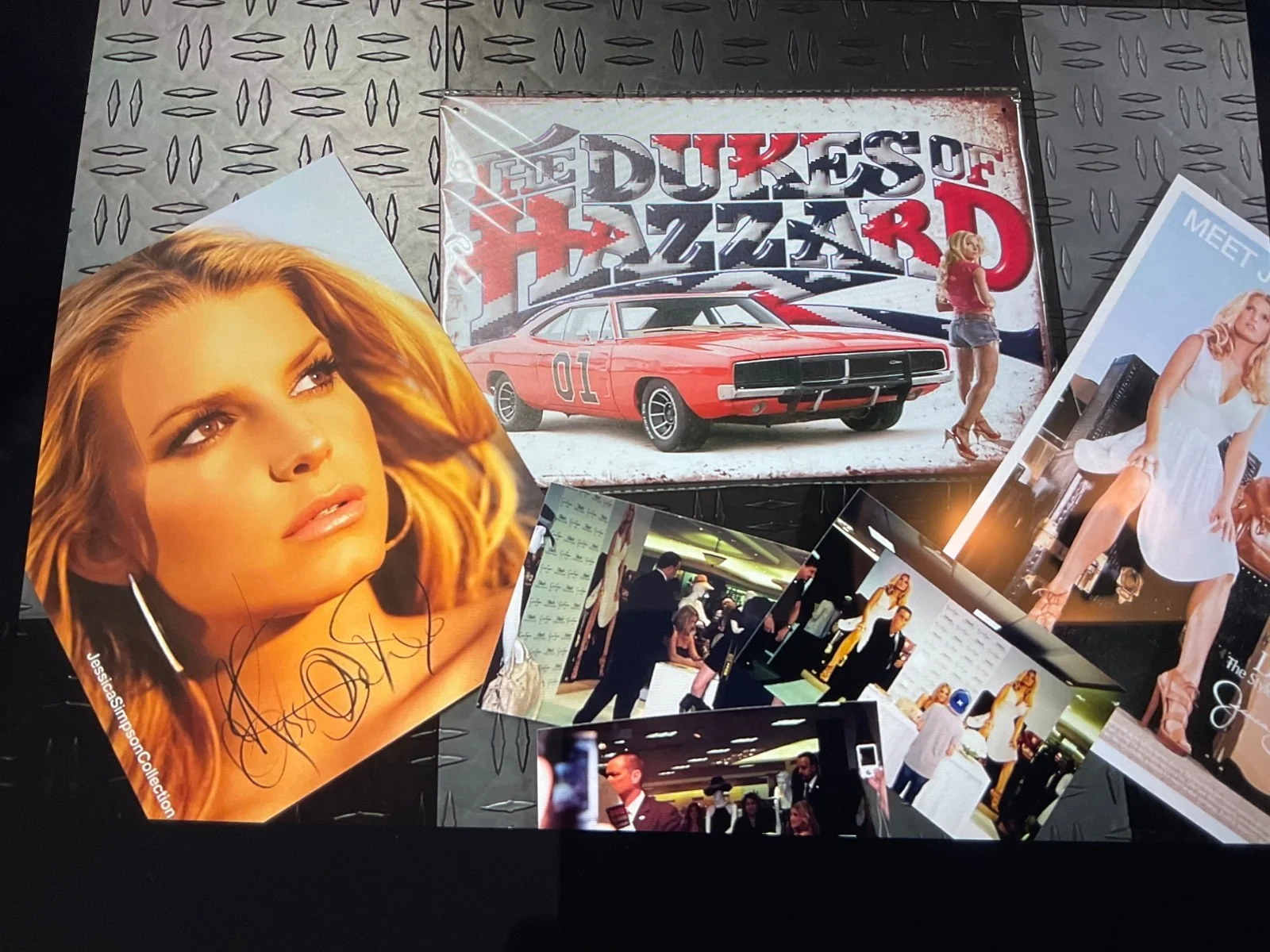 Jessica Simpson daisy duke — DUKES OF HAZZARD DAISY DUKE HOT JESSICA SIMPSON *AUTOGRAPHED* PICTURE AND SIGN, изображение 3