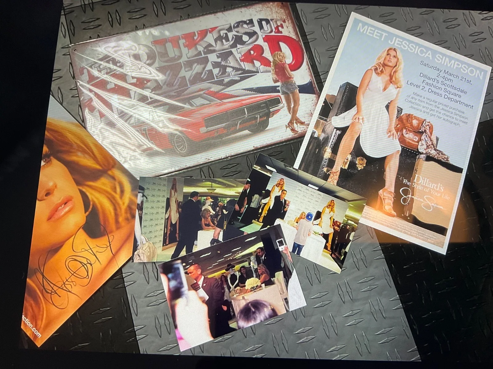 Jessica Simpson daisy duke — DUKES OF HAZZARD DAISY DUKE HOT JESSICA SIMPSON *AUTOGRAPHED* PICTURE AND SIGN, изображение 4