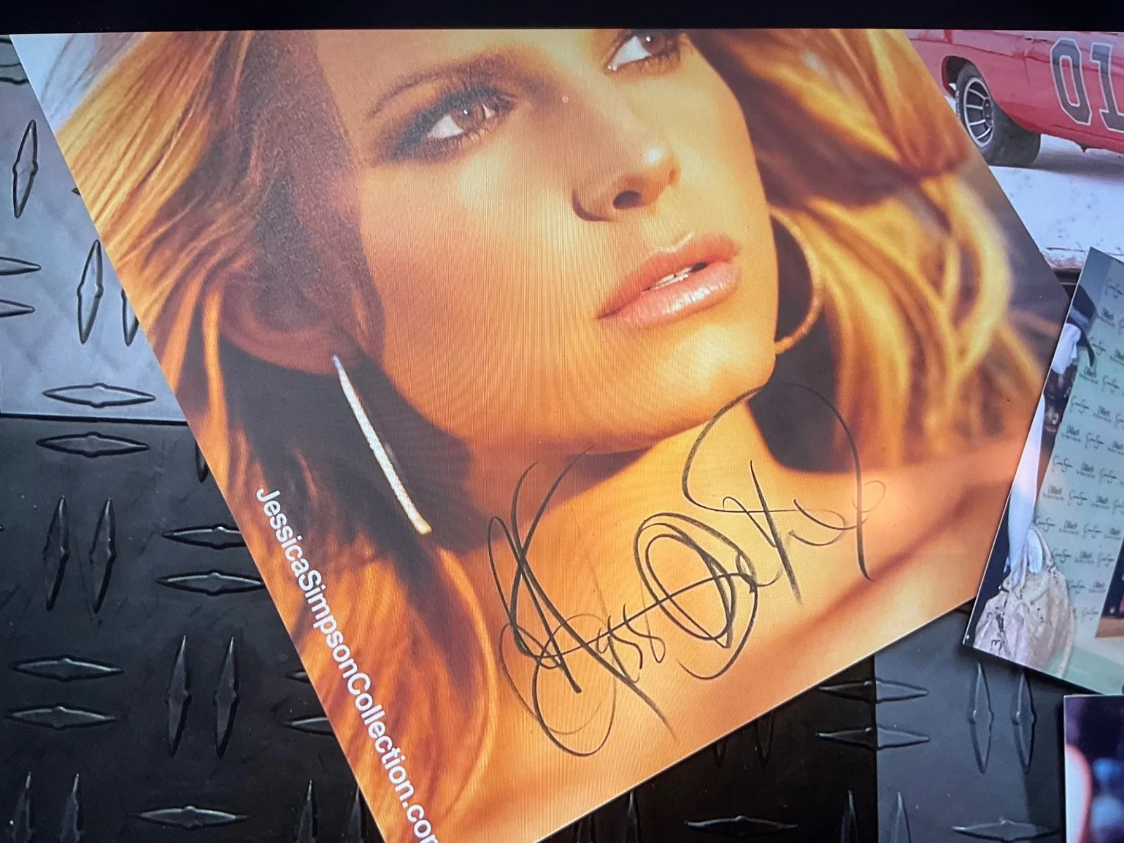 Jessica Simpson daisy duke — DUKES OF HAZZARD DAISY DUKE HOT JESSICA SIMPSON *AUTOGRAPHED* PICTURE AND SIGN, изображение 5