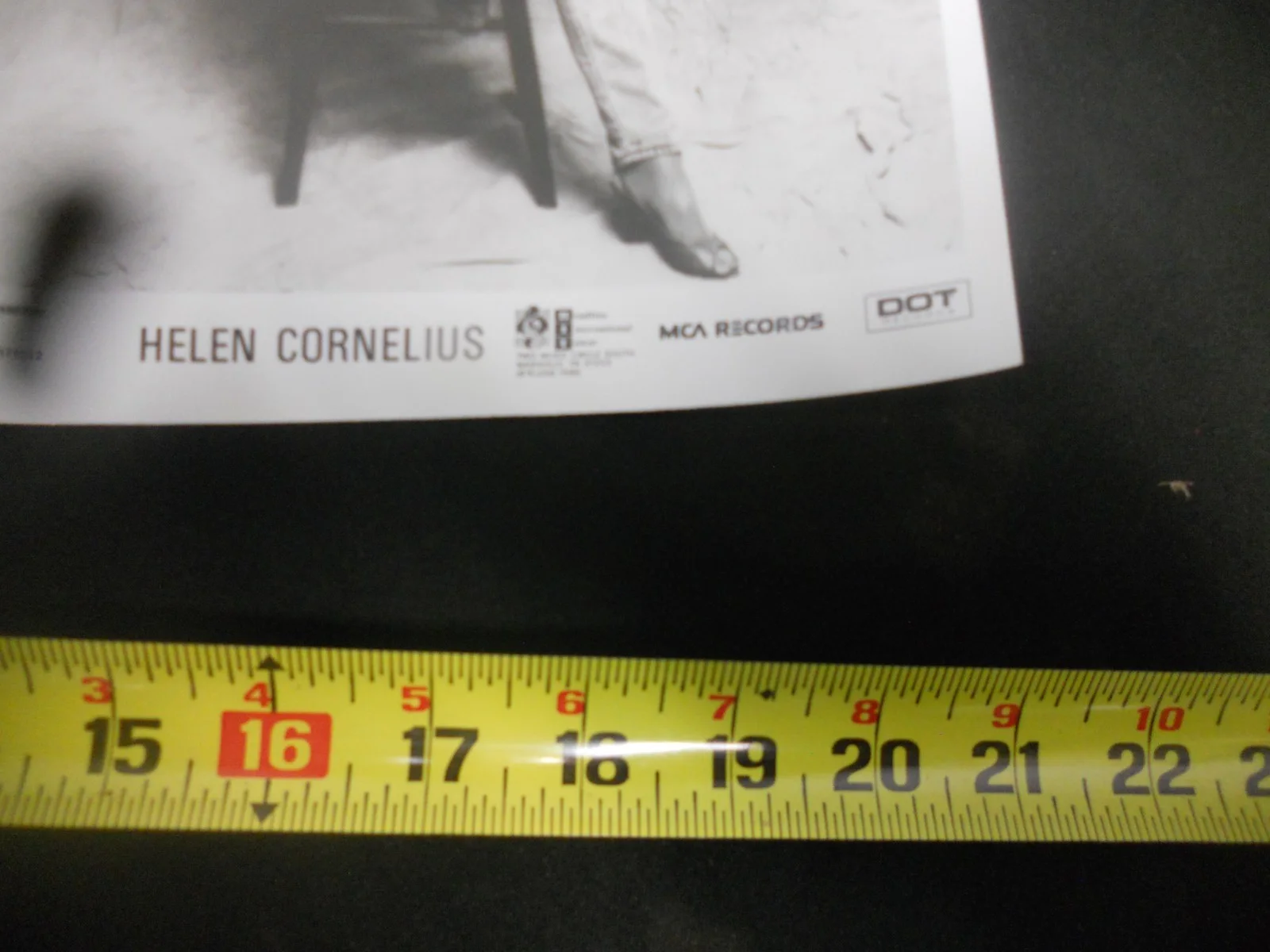 Helen Cornelius Country Music Signed Autographed 8x10 B & W Photo, изображение 3