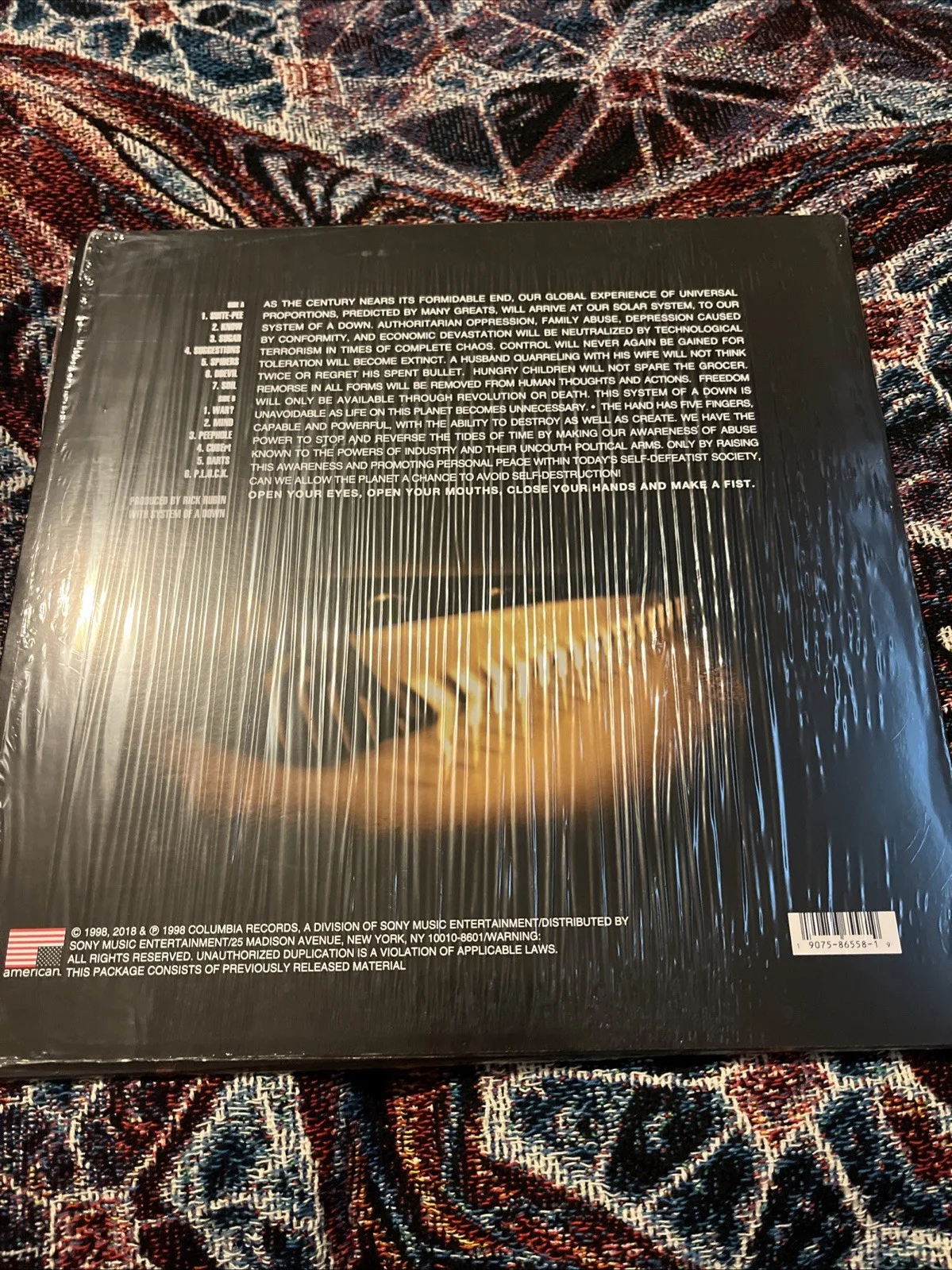 system of a down signed vinyl, image 2