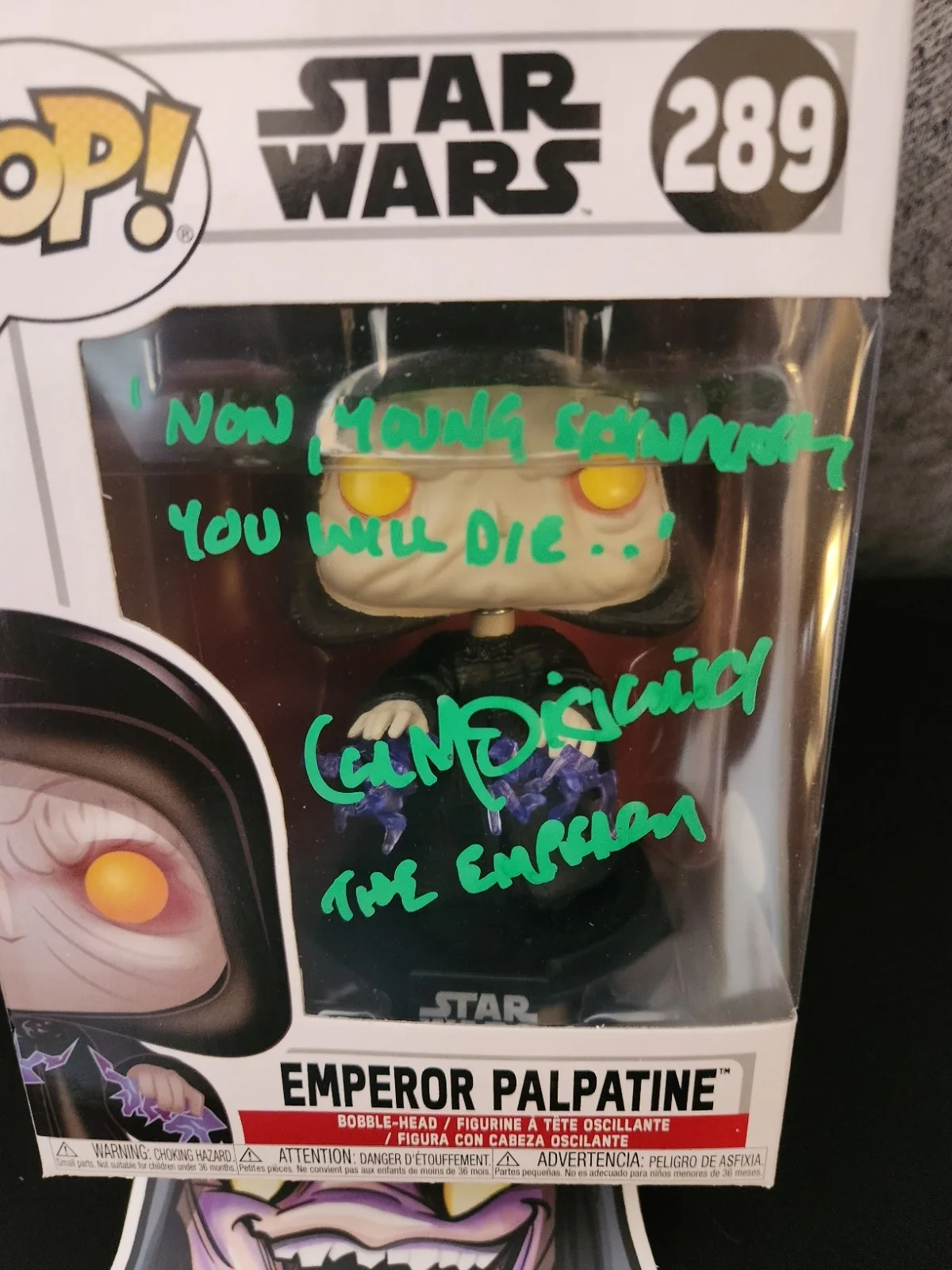 Ian McDiarmid — Emperor Palpatine By Ian McDiarmid! JSA Dark Parlor Signing Custom!, изображение 2