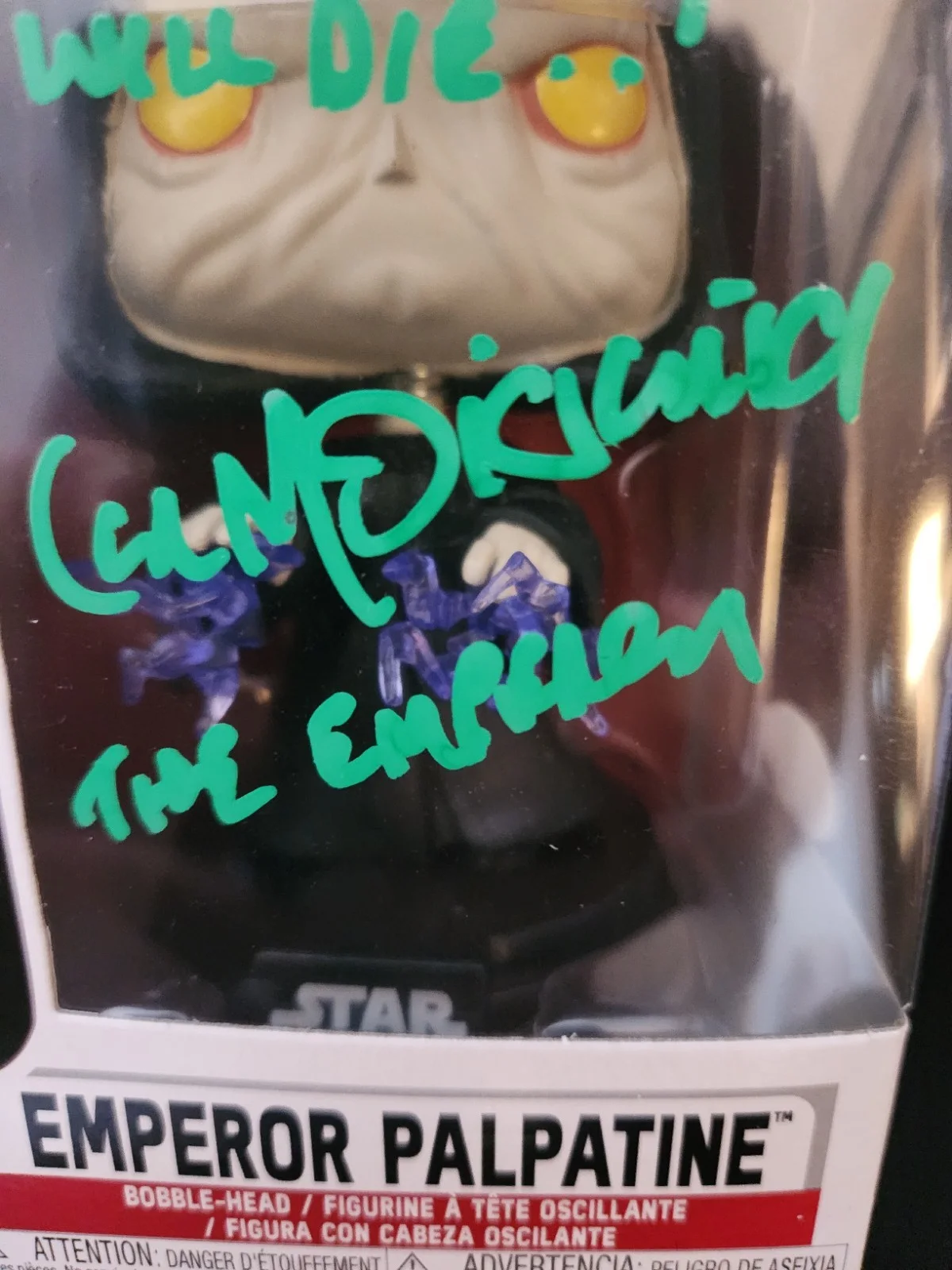 Ian McDiarmid — Emperor Palpatine By Ian McDiarmid! JSA Dark Parlor Signing Custom!, изображение 5