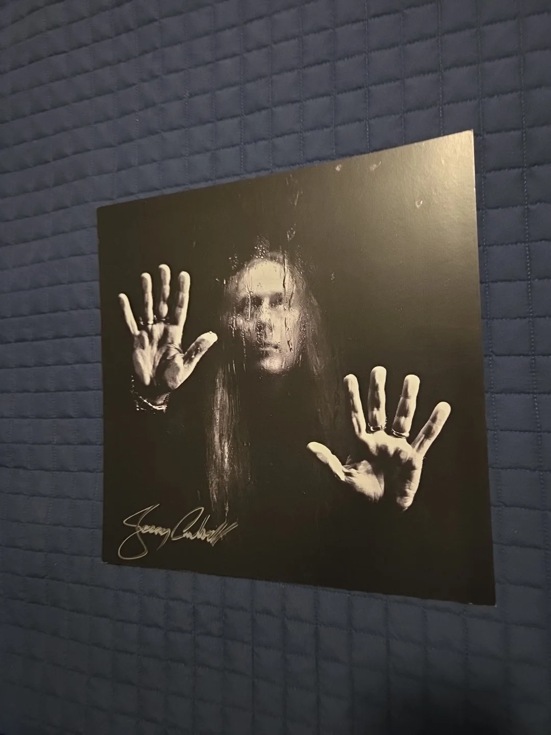 Alice In Chains Jerry Cantrell Signed I Want Blood 12x12 Album Flat & Vinyl Incl, изображение 2