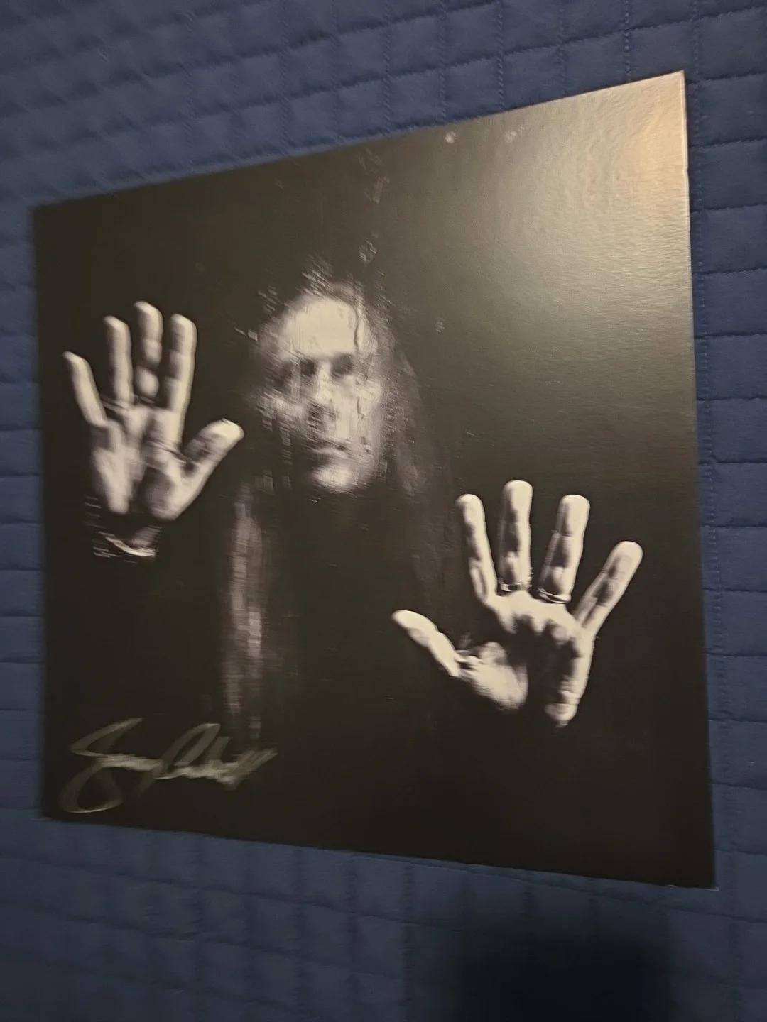 Alice In Chains Jerry Cantrell Signed I Want Blood 12x12 Album Flat & Vinyl Incl, изображение 3