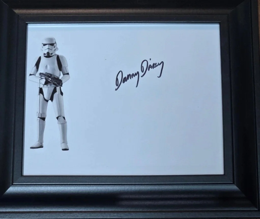 Star Wars Stormtrooper Danny d'Arch 13x11 Premium Framed Autographed Picture, image 2