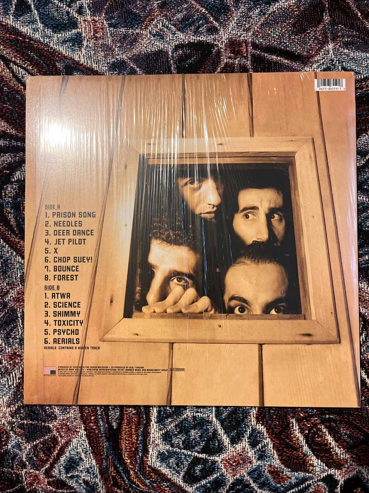 System of a Down Signed Album System Of A Down Autographed Vinyl Toxicity Serj, изображение 2