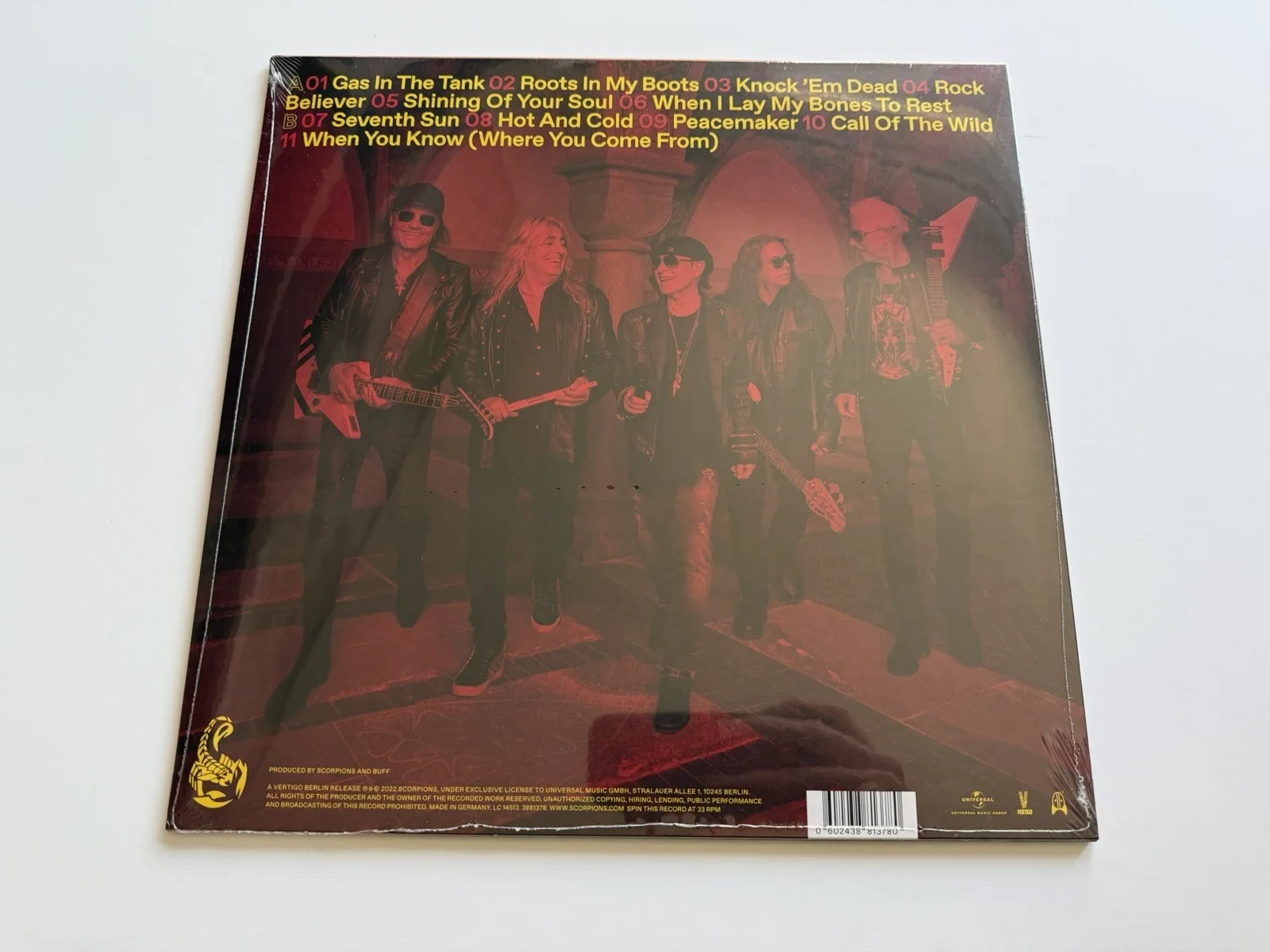 Scorpions Rock Believer Vinyl LP + SIGNED Photo Klaus Meine Rudolph NEW LIMITED, изображение 5