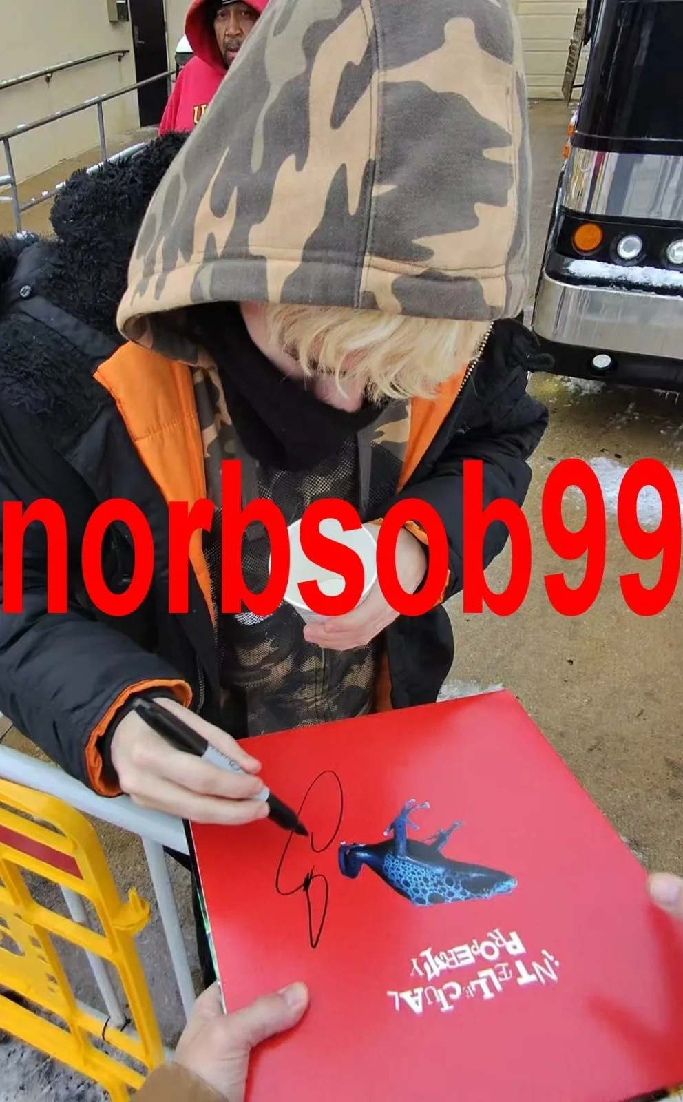 WATERPARKS BAND AWSTEN KNIGHT +2 SIGNED INTELLECTUAL PROPERTY VINYL wEXACT PROOF, изображение 2