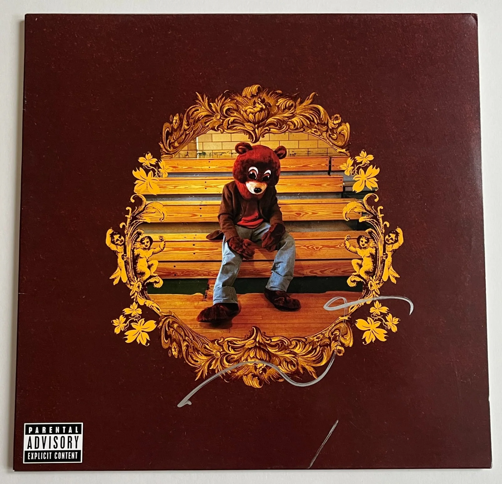 KANYE WEST YE SIGNED AUTOGRAPH THE COLLEGE DROPOUT VINYL w/EXACT VIDEO PROOF COA, image 3