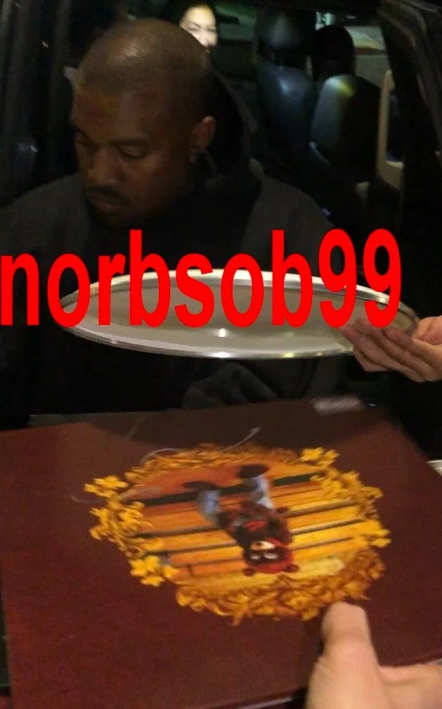 KANYE WEST YE SIGNED AUTOGRAPH THE COLLEGE DROPOUT VINYL w/EXACT VIDEO PROOF COA, image 4