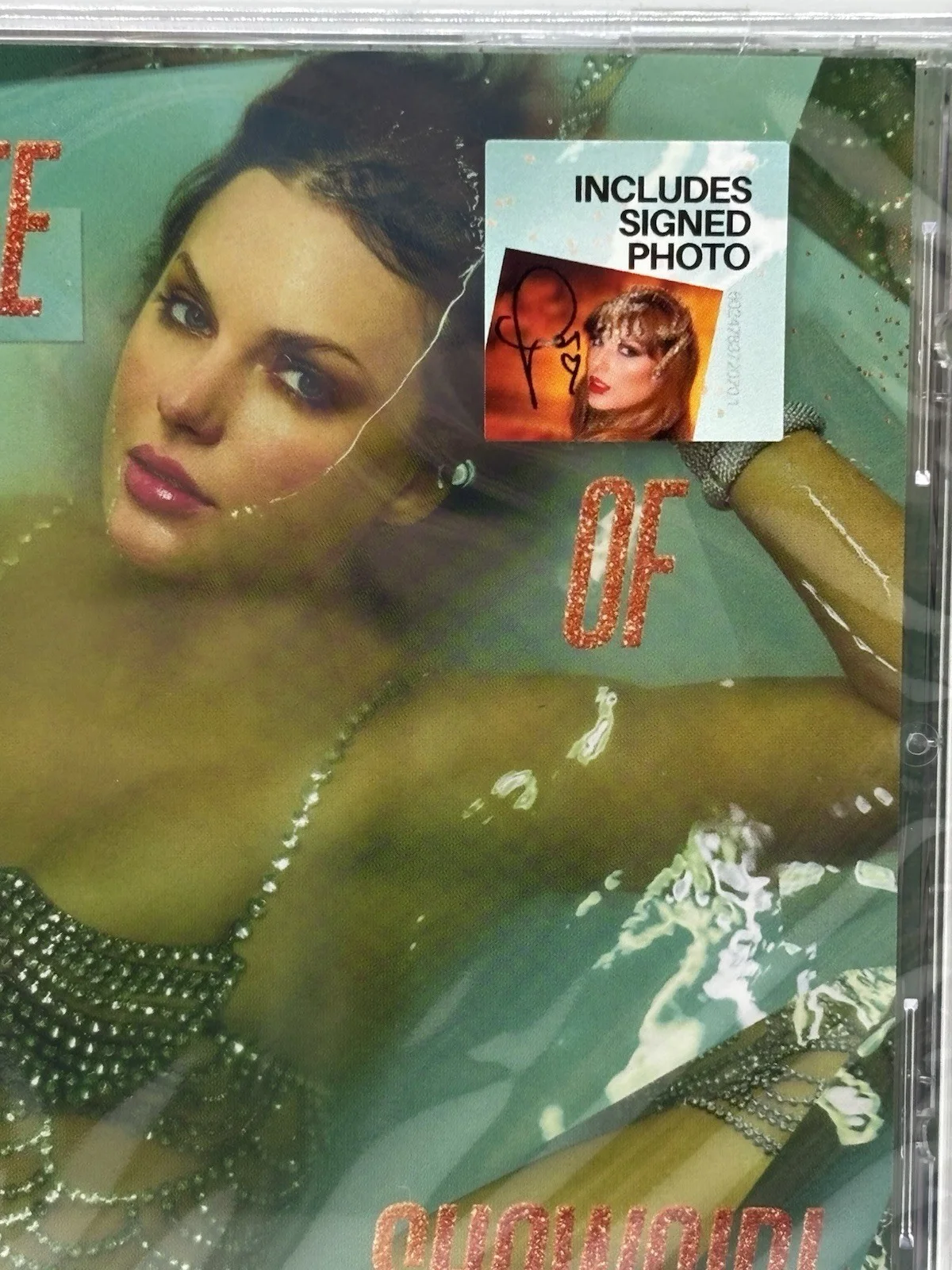 Taylor Swift Life Of A Showgirl Signed CD Photo 1, изображение 4