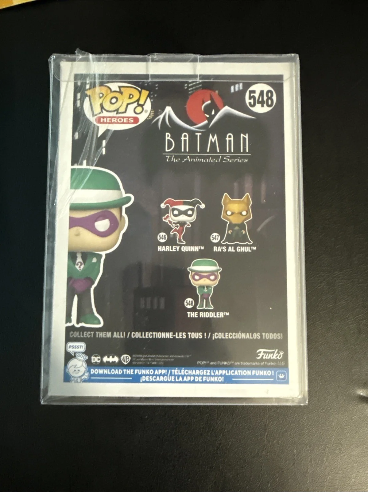 John Glover Signed The Riddler Batman Funko Pop OC Certification WITH PROTECTOR, image 3