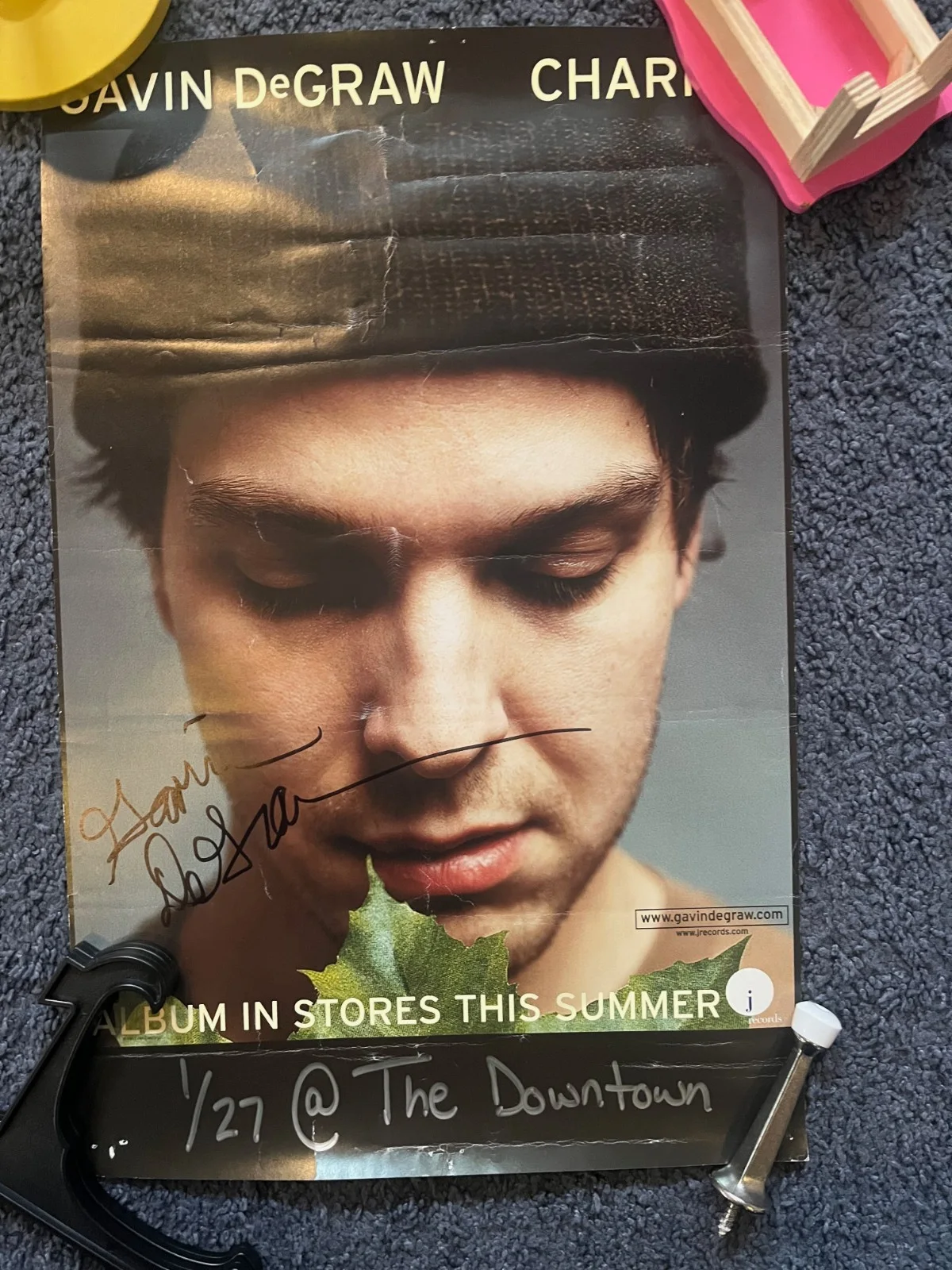 Gavin Degraw Signed Poster, image 2