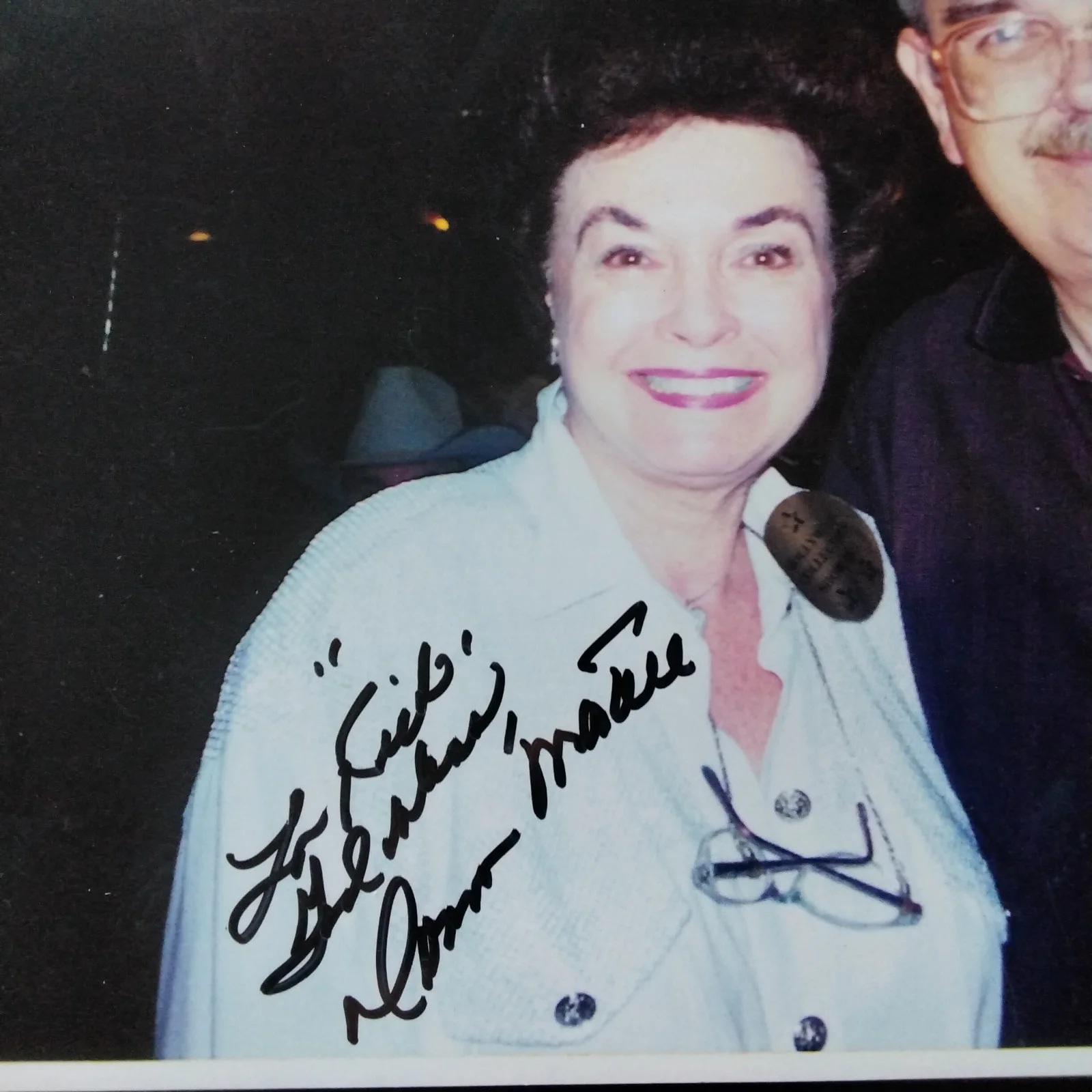 Donna Martell SIGNED Photo 50s TV Film Actress Gene Autry Bomba Project Moonbase, изображение 3