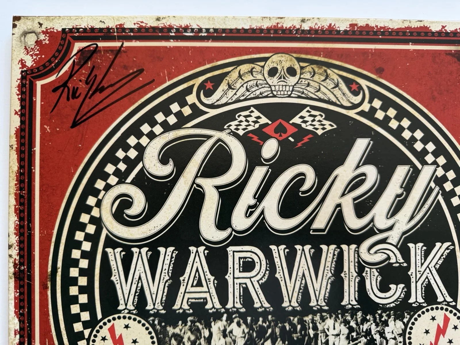 Ricky Warwick SIGNED Vinyl LP When Life Was Hard And Fast AUTOGRAPHED NEW Rare, image 3
