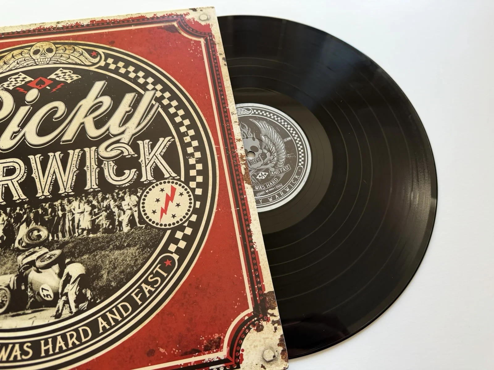 Ricky Warwick SIGNED Vinyl LP When Life Was Hard And Fast AUTOGRAPHED NEW Rare, image 5