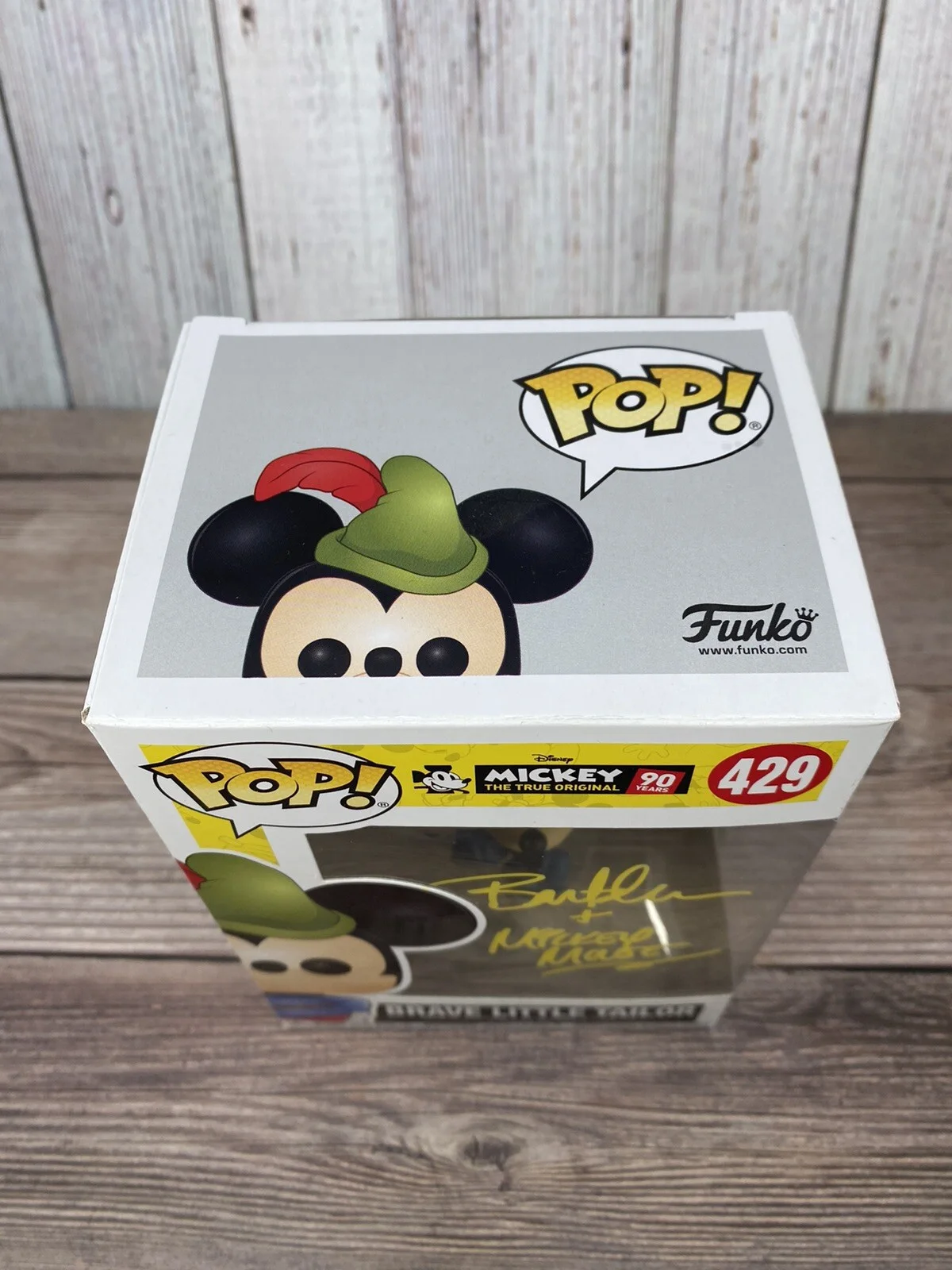 Bret Iwan Signed Mickey Mouse Funko POP Voice of Mickey Prestine COA Disney, изображение 2