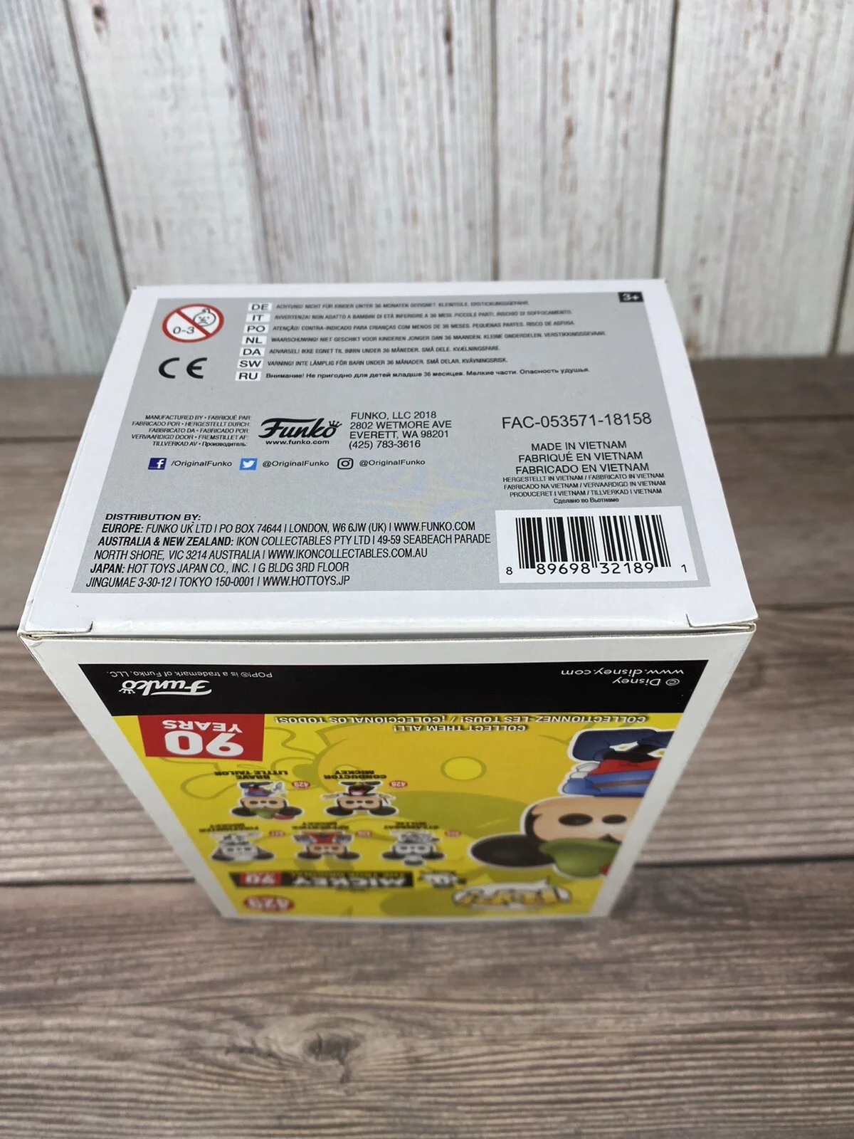 Bret Iwan Signed Mickey Mouse Funko POP Voice of Mickey Prestine COA Disney, изображение 4