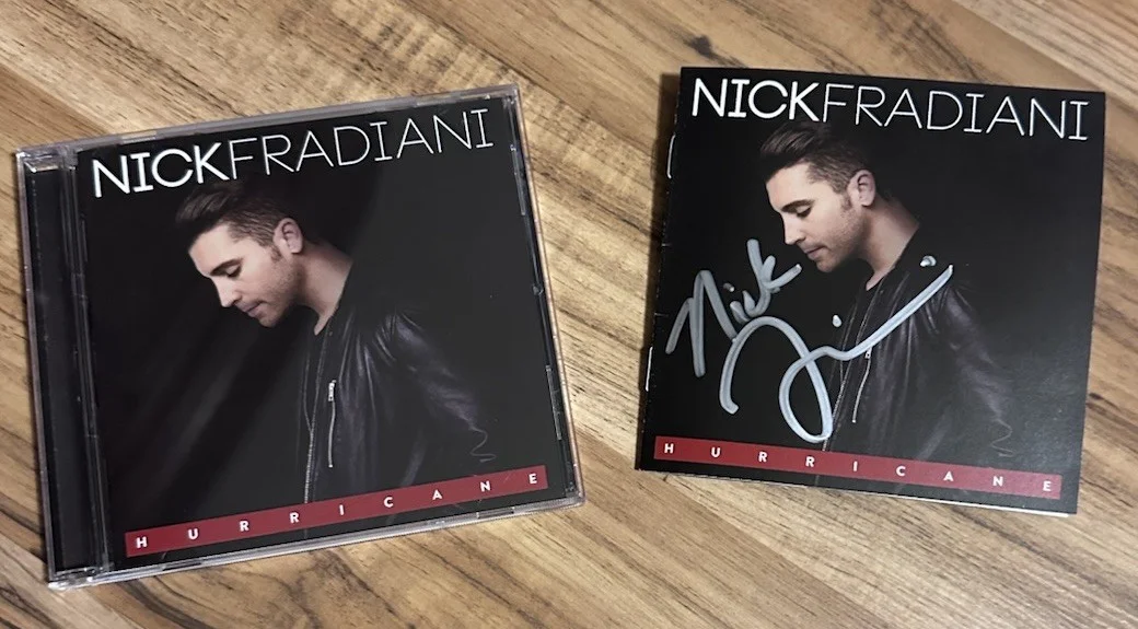 (SIGNED BOOKLET INCLUDED) Nick Fradiani Hurricane CD - USED GREAT CONDITION, image 3
