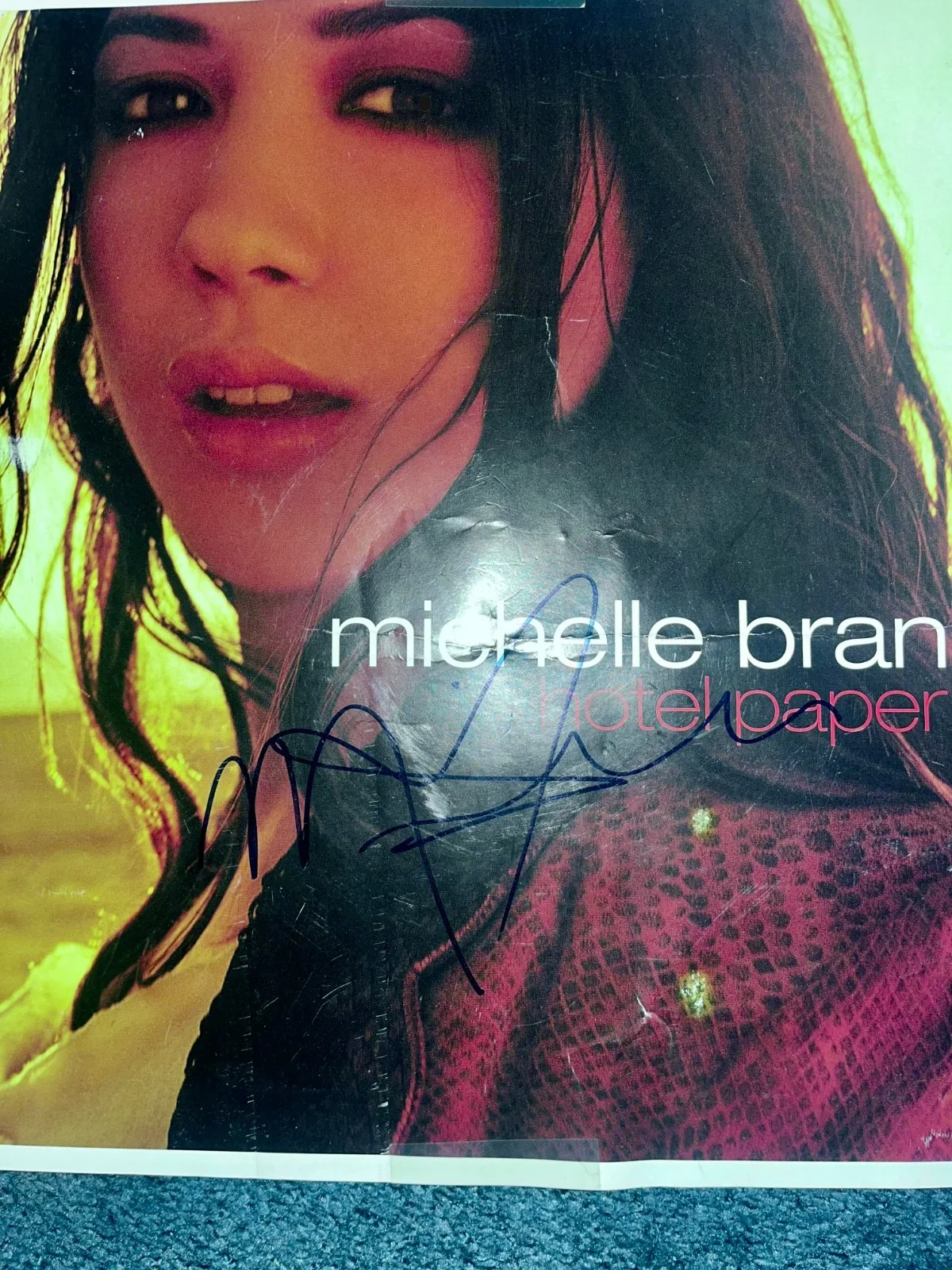 michelle branch signed poster, изображение 2