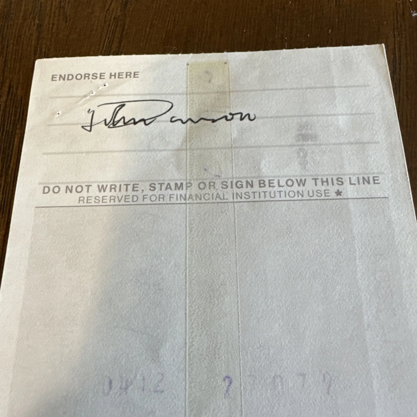 John Dawson - New Riders Purple Sage - Endorsed Check - Relix records -Original, image 4
