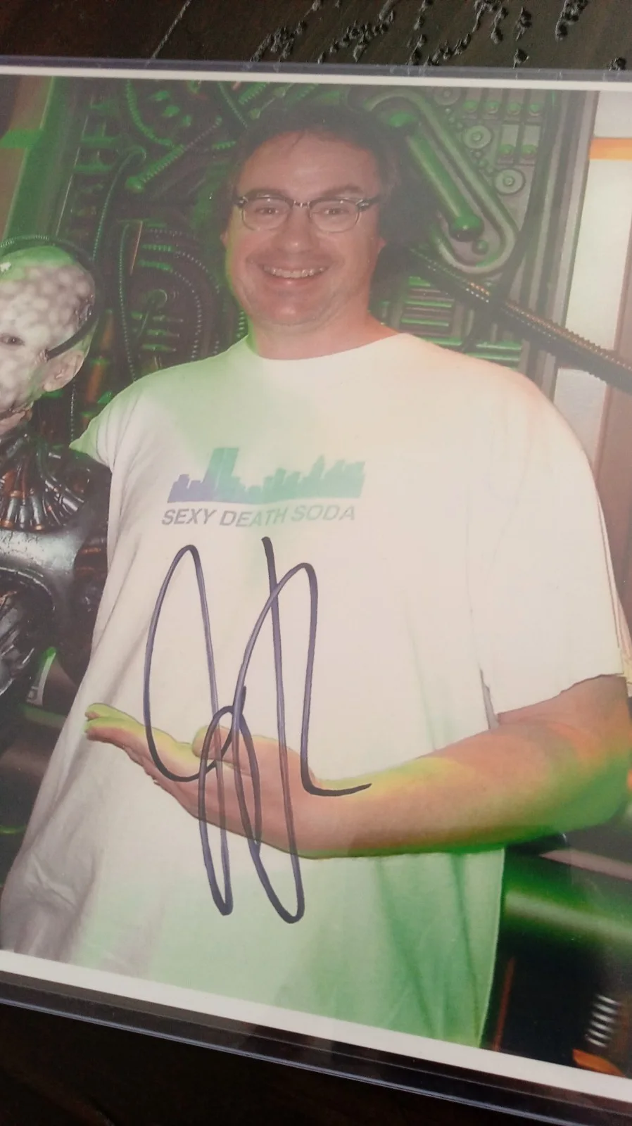 Bonita Friedericy, John Billingsley — DUAL SIGNED Bonita Friedericy STAR TREK John Billingsley AUTOGRAPHED Photo RARE, изображение 4