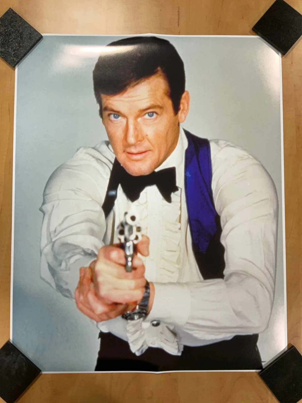 James Bond Roger Moore photo print 24 x 36 inch, image 2