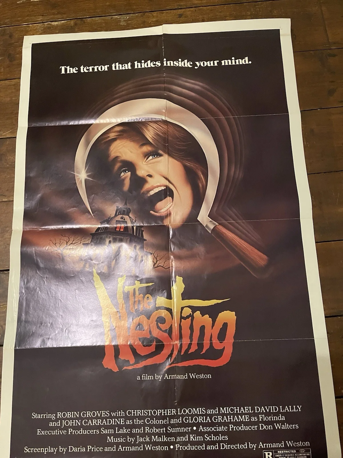 The Nesting (1980) - Original Movie Poster Size 27"x41" Folded - Horror Movie, image 3