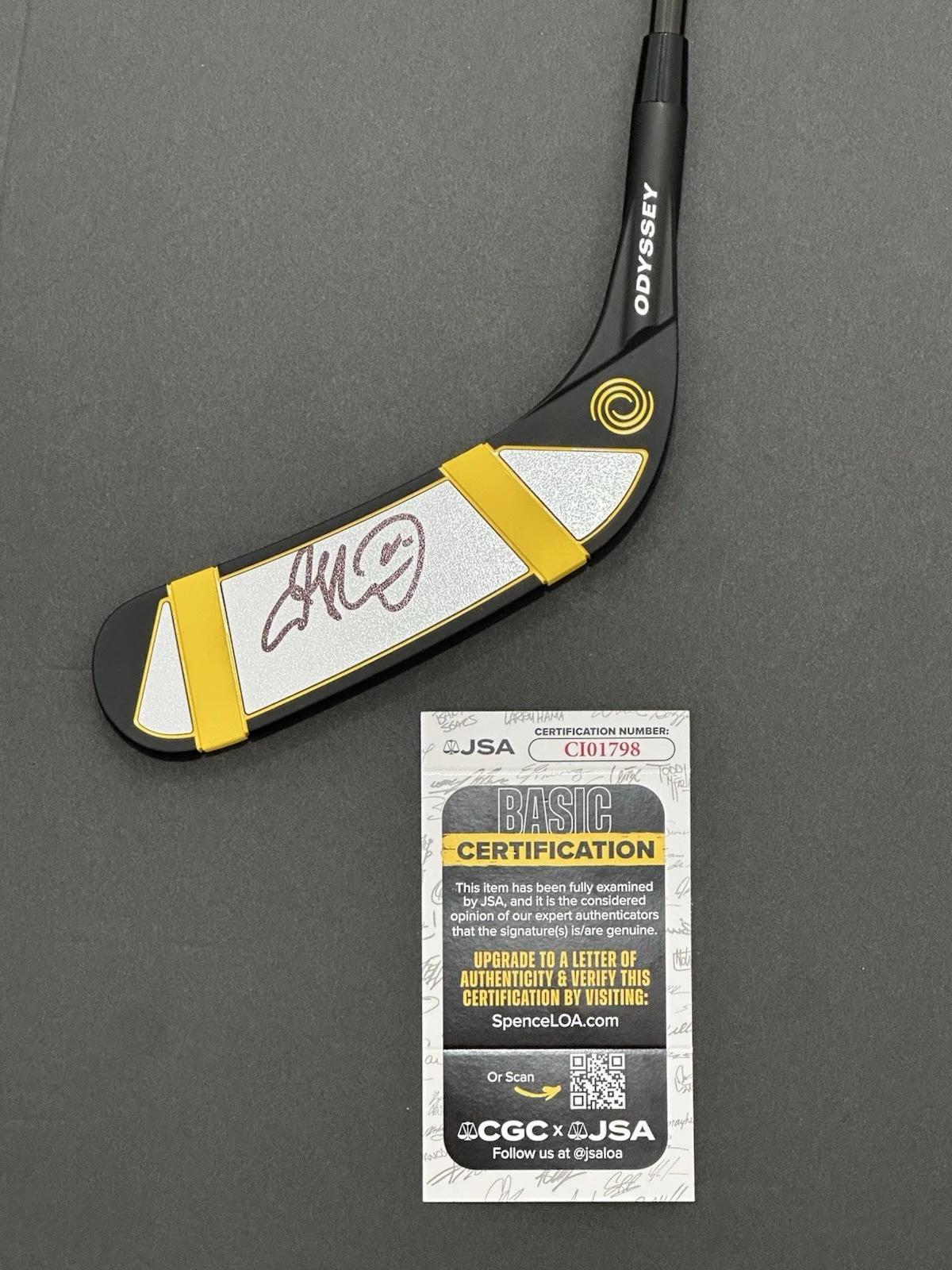 Adam Sandler — Adam Sandler Signed Happy Gilmore 2 Odyssey Putter Autographed Auto ~ PSA COA, image 2