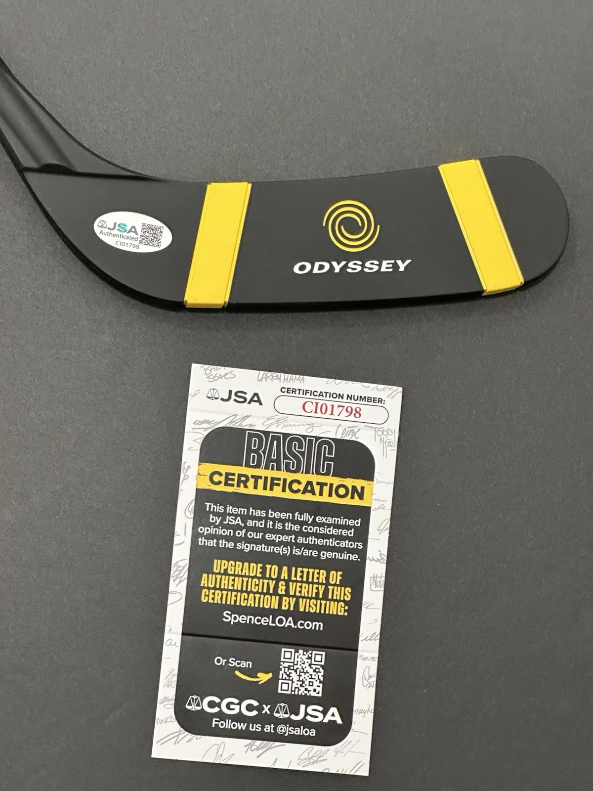 Adam Sandler — Adam Sandler Signed Happy Gilmore 2 Odyssey Putter Autographed Auto ~ PSA COA, image 3