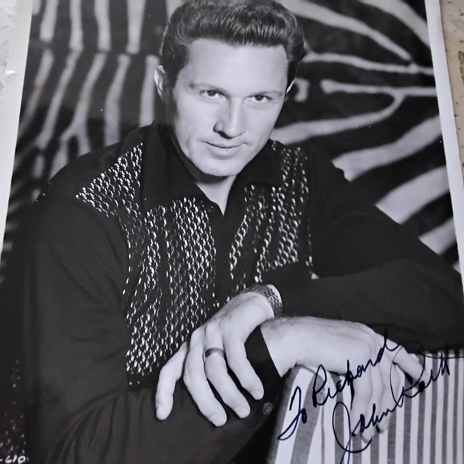 John Raitt SIGNED Photo Movie Actor Musicials Carousel Ziegfeld Girl Billy Kid, изображение 3