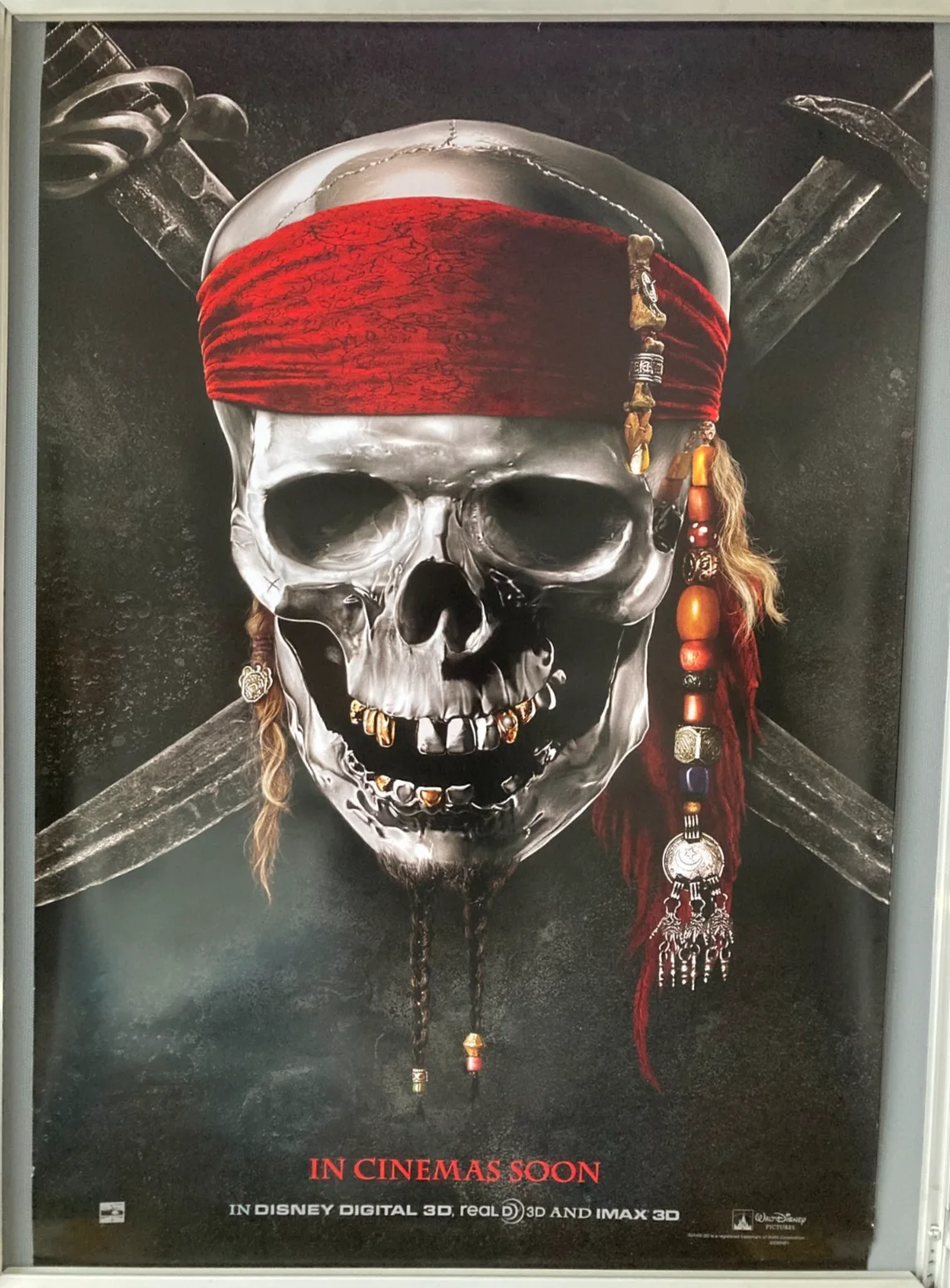 Cinema Poster: PIRATES OF THE CARIBBEAN ON STRANGER TIDES 2011 Advance One Sheet, изображение 2