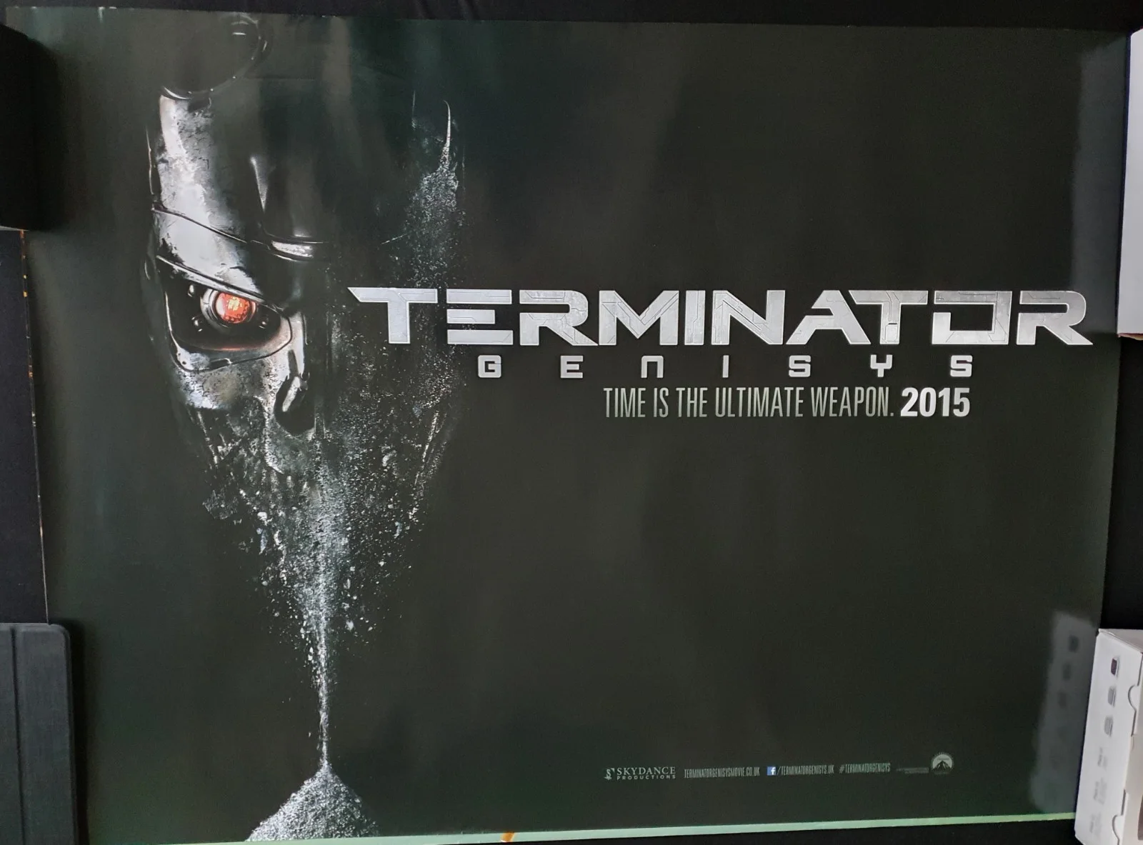 Terminator Genisys Original UK Quad Poster, image 2
