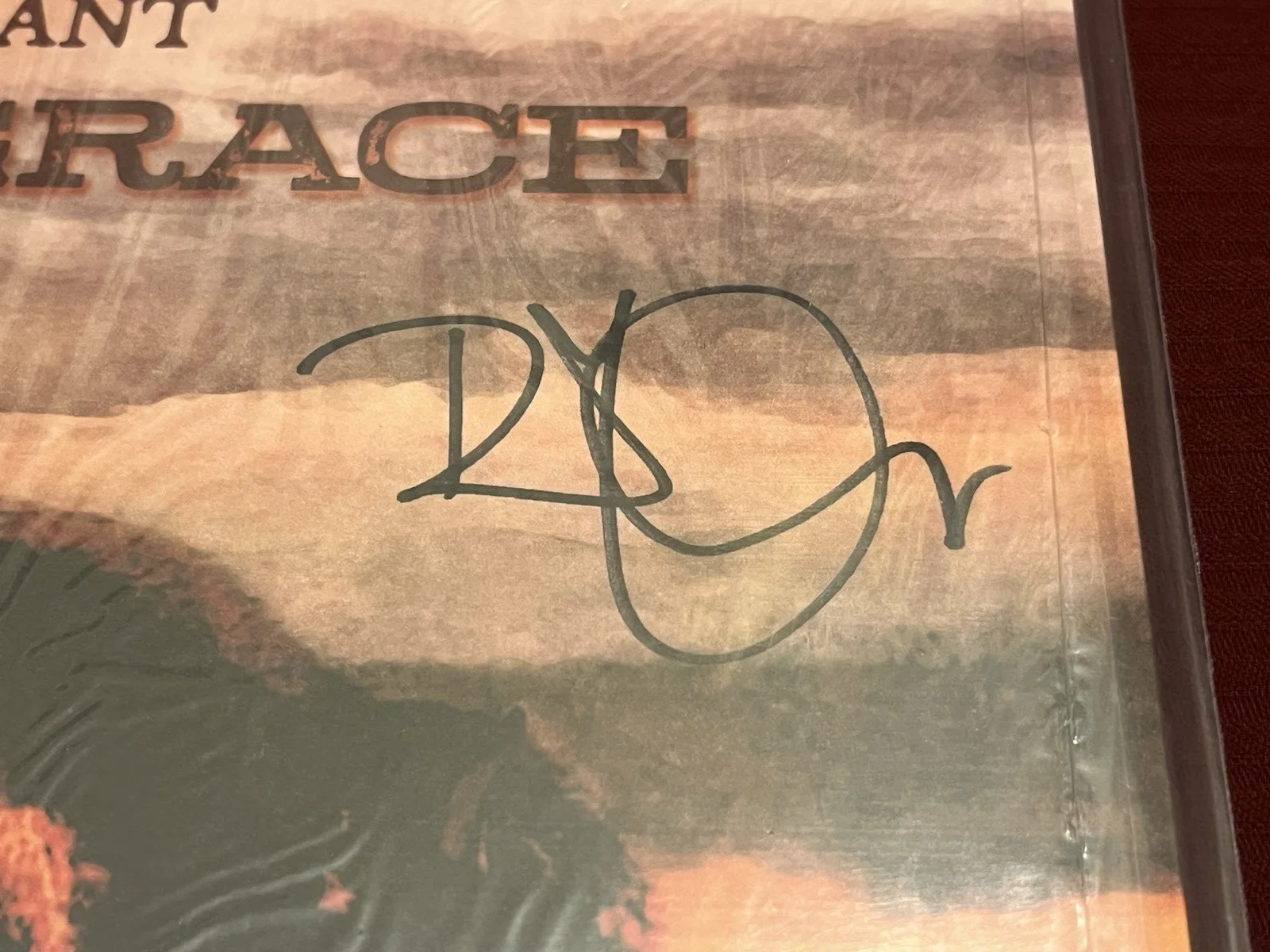 ROBERT PLANT SIGNED SAVING GRACE VINYL RECORD ON COVER AUTO COA LED ZEPPELIN B, image 4