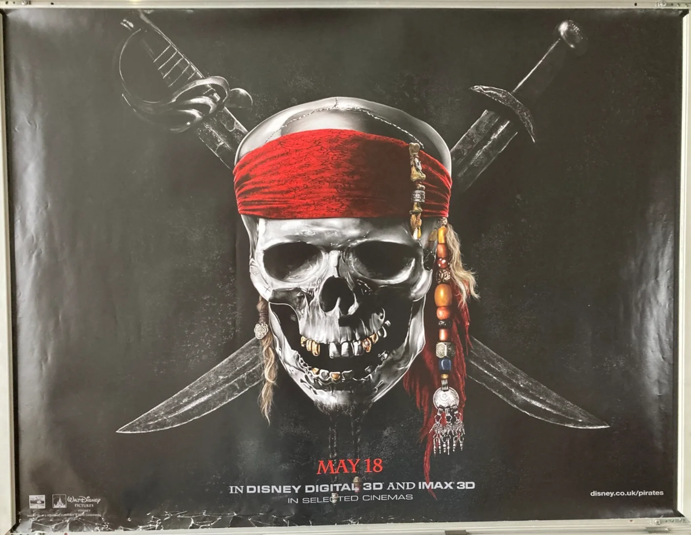 Cinema Poster: PIRATES OF THE CARIBBEAN ON STRANGER TIDES 2011 (Advance Quad), изображение 2