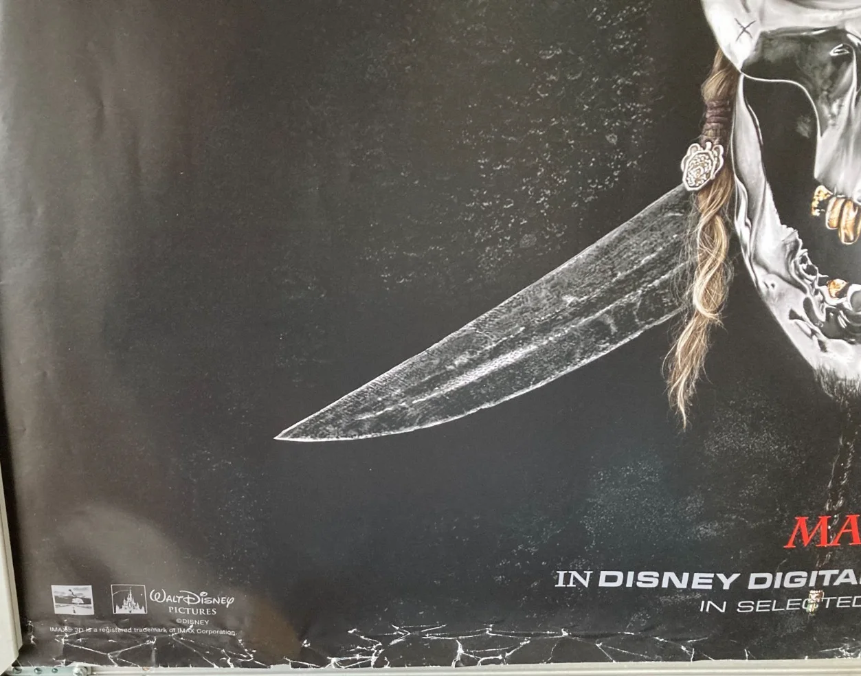 Cinema Poster: PIRATES OF THE CARIBBEAN ON STRANGER TIDES 2011 (Advance Quad), изображение 3