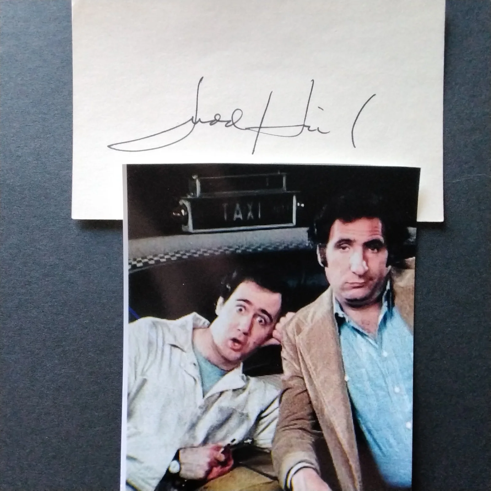 Judd Hirsh SIGNED Card Photo Film TV Actor Taxi Ordinary People Independence Day, изображение 2